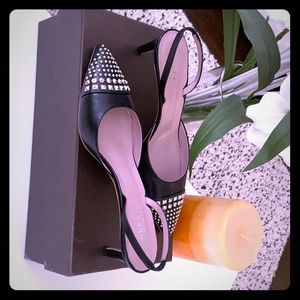 Original Gucci MALAGA KID NERO 2.5 inch heel